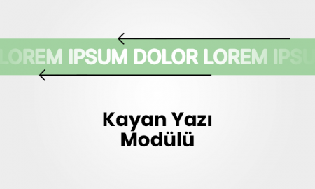 Kayan Yazı Modülü Scripti
